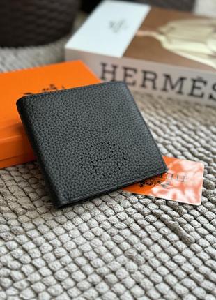 Портмоне кожаное, кошелек hermes