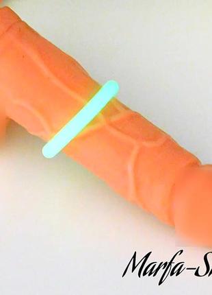 Кільце ерекційне на пеніс світиться у темряві, насадка на пеніс, флуоресцентне ерекційне кільце, що світиться у темряві, 4,4, ms1