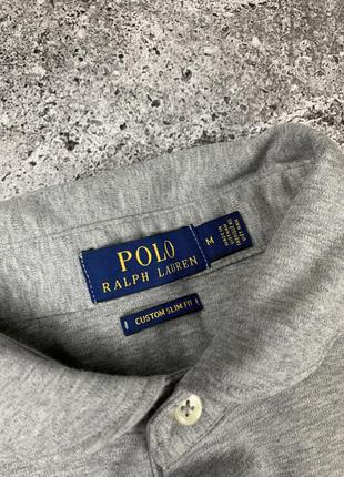 Чоловіче поло polo ralph lauren custom slim fit5 фото