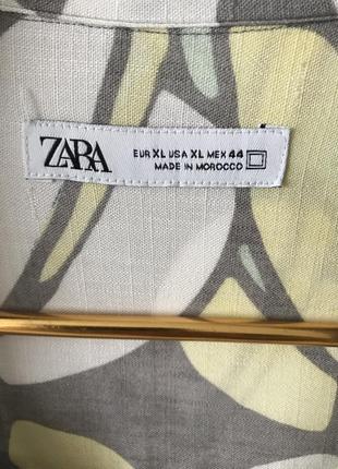 Гавайская рубашка zara, размер l-xl4 фото