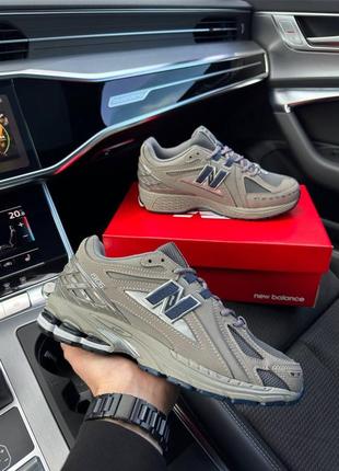 Мужские кроссовки new balance 1906r gray navy4 фото