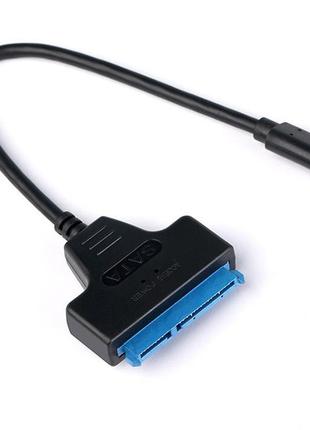 Кабель адаптер, контроллер usb type-c to sata try для hdd / ss...