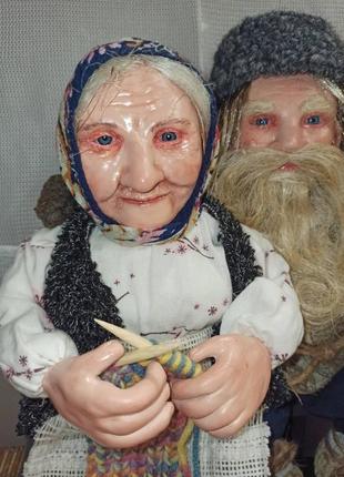 Жили-были... (интерьерные куклы дедушка и бабушка)