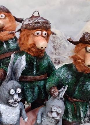 Ватные игрушки (падал прошлогодний снег)