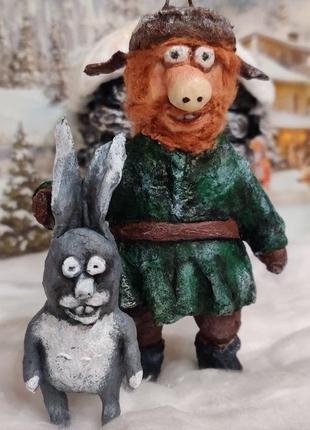 Ватные игрушки (падал прошлогодний снег)