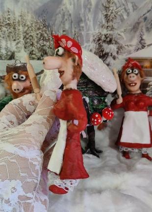 Ватные игрушки (падал прошлогодний снег)