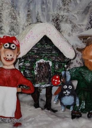 Ватные игрушки (падал прошлогодний снег)