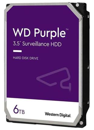 Жорсткий диск 3.5" sata iii 6tb western digital purple wd60pur...