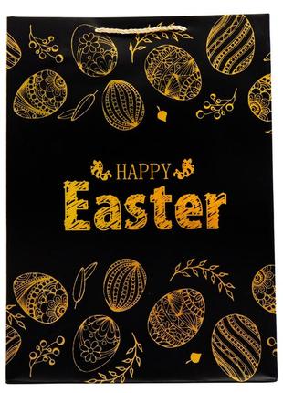 Подарунковий пакет "happy easter", 30*41,5 см