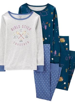 Хлопковые пижамы для девочки