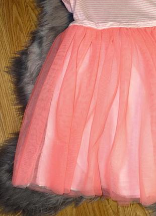 Неймовірна стильна крута сукня з фатиновою яскравою спідницею для дівчинки 3/4р next3 фото