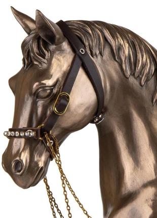 Статуетка "золотий кінь", 51 см2 фото