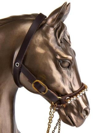 Статуетка "золотий кінь", 51 см5 фото