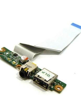 Дод. плата hp pavilion 14-n 15-f 15-n плата usb, audio (da0u83...