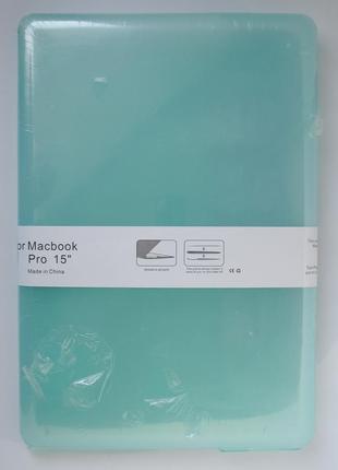 Чохол-накладка для macbook pro 15" пластик салатовий