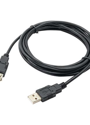 Подовжувач usb 2.0 (am-af) 2м try wire з фер. кільцем чорний н...