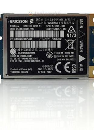 3g модем ericsson f3607gw sps 574249 001 wireless для ноутбука...