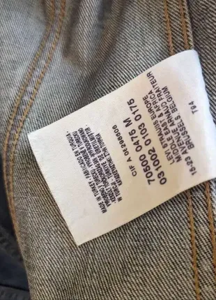 Levis trucker jacket, джинсова  куртка4 фото