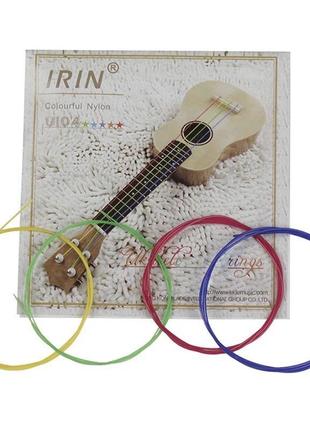 Струни irin для укулеле різнобарвні
