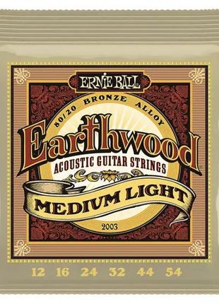 Струни для акустичної гітари ernie ball earthwood 80/20 bronze...