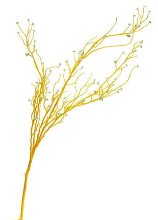 Гілка штучна "кришталик", жовта
