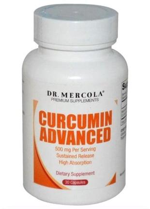 Куркума dr. mercola curcumin advanced 500 mg 30 caps mcl-01539