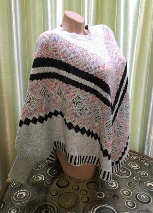 Красивый вязаный свитер  в стиле боко2 фото