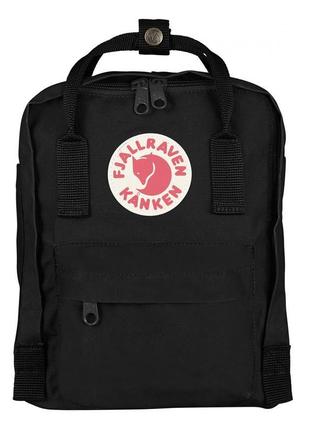 Рюкзак fjallraven kanken mini black (1004-23561.550)1 фото