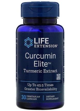 Куркума life extension curcumin elite, turmeric extract 30 veg...