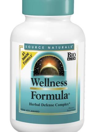 Рослинний імунний комплекс, wellness formula, source naturals,...