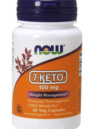 7-keto 100 mg now foods веган капс 60