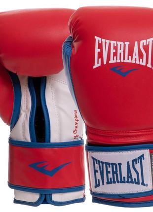 Рукавиці боксерські everlast powerlock p00000730 16 червоний-с...