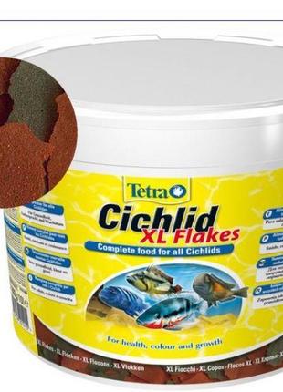 Корм пластівці tetra cichlid xl flakes 10 л (1,9 кг)