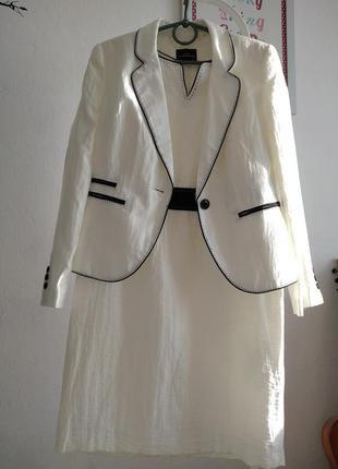 Вінтажна сукня з піджаком в стилі 80х.