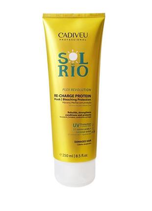 Протеїн для волосся cadiveu sol do rio re-charge protein 250ml...