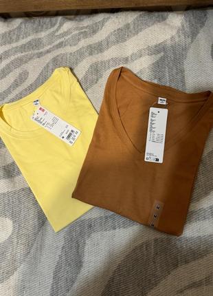 Футболка uniqlo тонкий хлопок6 фото