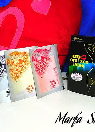 3 шт ультратонкая салфетка для орального секса, мембрана для минета кунилингуса анилингуса риминга разные