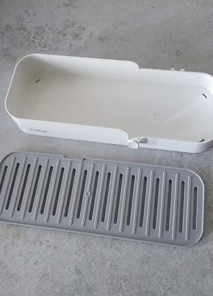 Пластикова полиця у ванну lebond j&s; home js185176 простий мо...3 фото