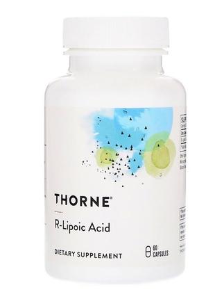 R-ліпоєва кислота r-lipoic acid thorne research 60 капсул