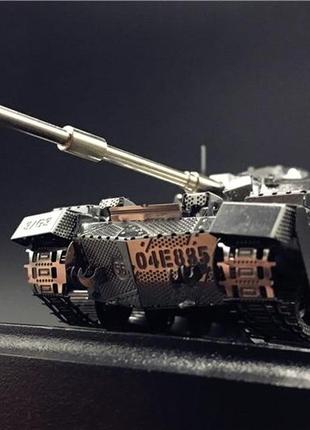 Металлический конструктор танк chieftain mk50 1:100. металлическая сборная 3d модель танка. 3d пазл танк9 фото