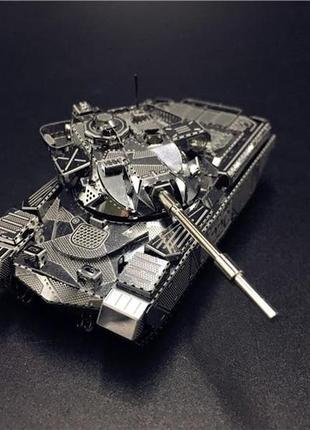 Металлический конструктор танк chieftain mk50 1:100. металлическая сборная 3d модель танка. 3d пазл танк2 фото