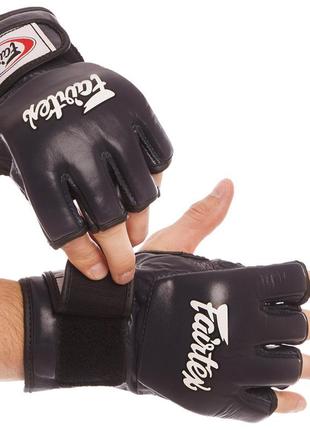 Рукавички для змішаних єдиноборств mma fairtex fgv12 l синій