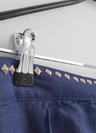 Красивый джинсовый комбинезон с металическими заклёпками love republic3 фото