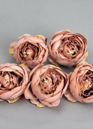 Головка пионовидной розы 5 см. *рандомный выбор цвета7 фото