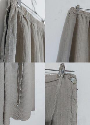 Льняная юбка в стиле бохо oska4 фото