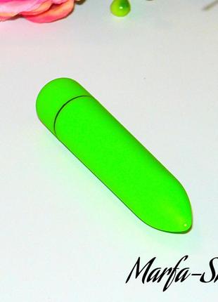 Вибро-пуля, клиторальный пластиковый вибратор пуля, салатовый вибратор пластиковый вибропуля, ms13