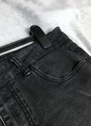 Чоловічі джинси чорні штани брюки класичні чоловіча чоловічий2 фото