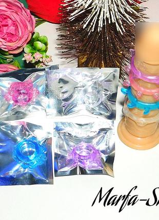 Набір 4 шт кільце ерекційне на пеніс, комплект насадок на пеніс, різні стилі, насадка, ерекційне кільце, набір 4 шт, ms12