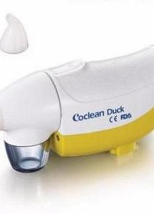 Аспіратор електронний назальний coclean duck codk-100 білий з ...1 фото