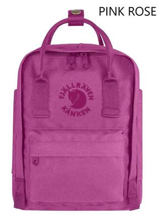 Рюкзак fjallraven re-kanken mini pink rose (1004-23549.309)